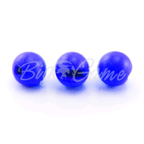 Головка вольфрамовая РУССКАЯ БЛЕСНА Tungsten Ball Trout с прорезью  (5 шт.) 0,5 г цв. 58 blue фото 1