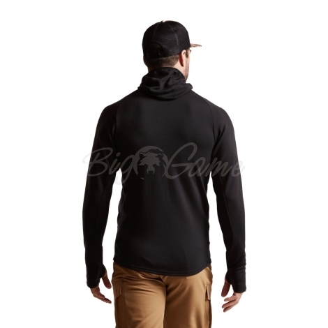 Водолазка SITKA Core Merino 330 Hoody цвет Black фото 7