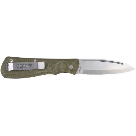 Нож складной GERBER Mansfield Micarta цв. Olive  фото 3