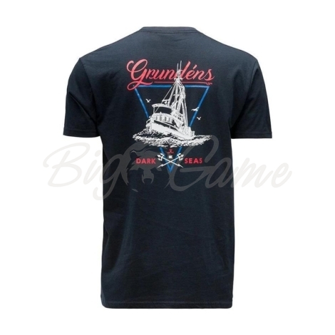 Футболка GRUNDENS Dark Seas X Grundens Long Range T-Shirt цвет Navy фото 2