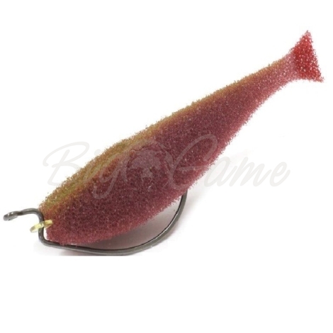 Поролоновая рыбка LEX Classic Fish 10 OF2 BLB (кирпичное тело / салатовая спина / красный хвост) фото 1