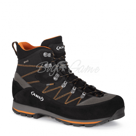 Ботинки горные AKU Trekker III Wide GTX цвет Black / Orange фото 1