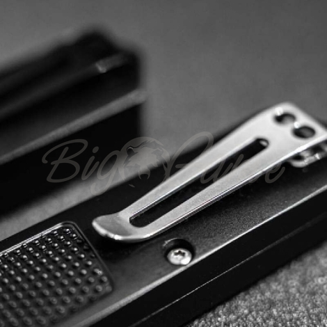 Нож автоматический BOKER Kwaiken Grip Auto Black сталь D2 черная рукоять алюминий черная фото 2