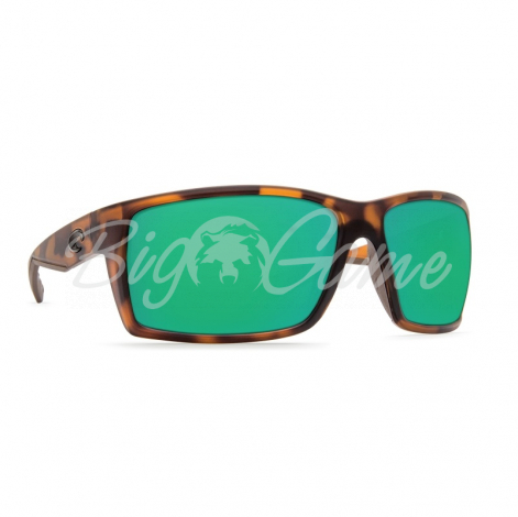 Очки поляризационные COSTA DEL MAR Reefton W580 р. L цв. Matte Retro Tortoise цв. ст. Green Mirror Glass фото 1