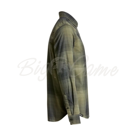Рубашка KING'S Modern Button Flannel цвет Olive Plaid фото 9
