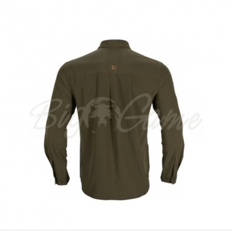 Рубашка HARKILA Trail L/S shirt цвет Willow green фото 6