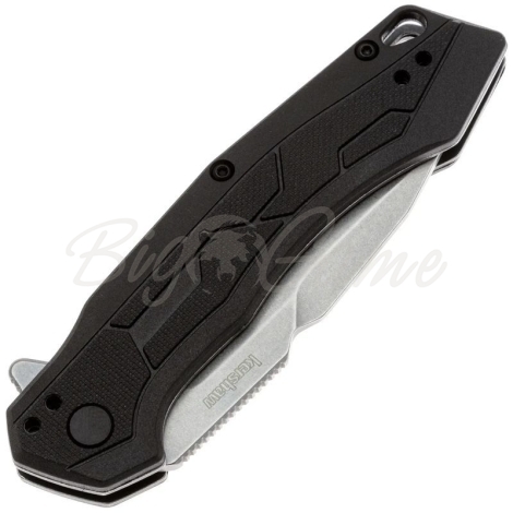 Нож складной полуавтоматический KERSHAW Analyst сталь 8Cr13MoV рукоять Термопластик,нейлон цв. Черный фото 2