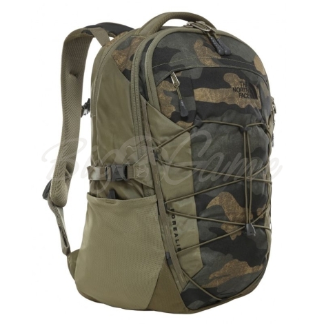 Рюкзак туристический THE NORTH FACE Borealis Backpack цвет Burnt Olive Green Woods Camo фото 1