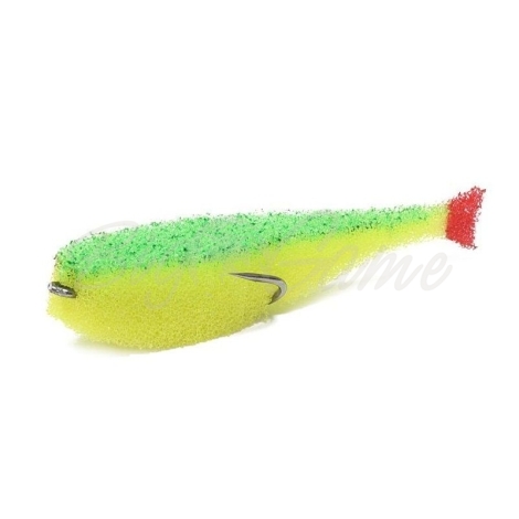 Поролоновая рыбка LEX Classic Fish CD UV 7 YGB (желтое тело / зеленая спина / красный хвост) фото 1