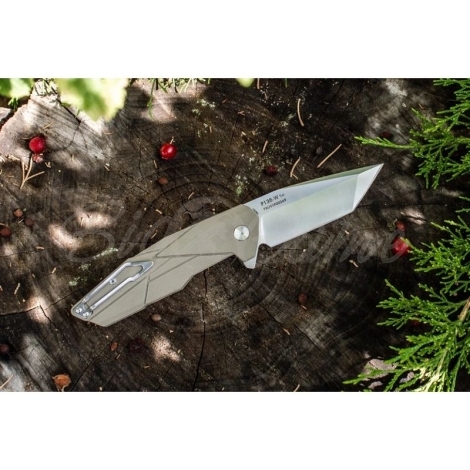 Нож складной RUIKE Knife P138-W цв. Бежевый фото 7