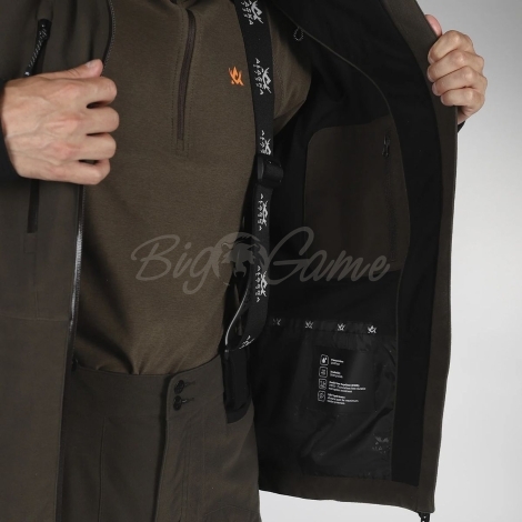 Куртка ALASKA MS Superior Pro Jacket цвет Brown / Black фото 9