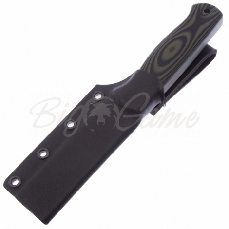 Нож OWL KNIFE Hoot сталь S90V рукоять G10 черно-оливко фото 2