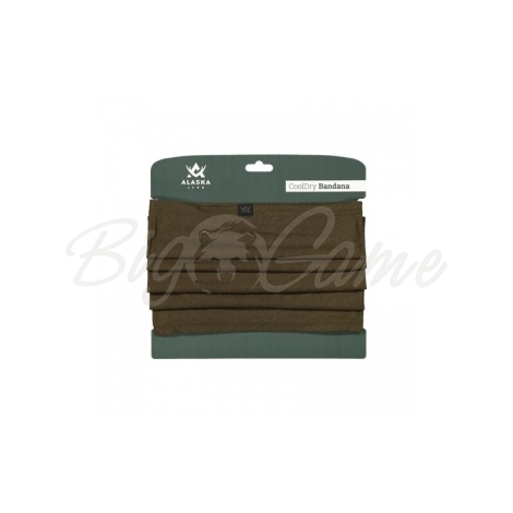 Повязка ALASKA CoolDry Bandana цвет Moss Brown фото 1