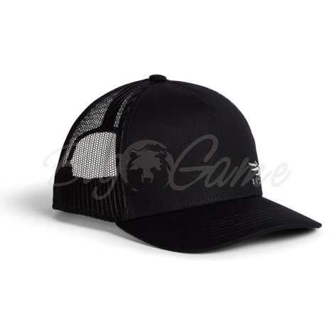 Бейсболка SITKA Badge Icon Mid Pro Trucker цвет Black фото 1