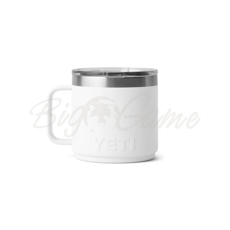 Термокружка YETI Rambler Stackable Mug CL w/Magslider Lid 414 цвет White фото 3