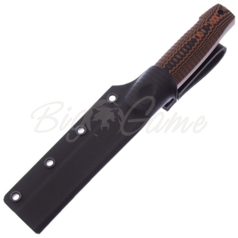 Нож OWL KNIFE North сталь M398 рукоять G10 черно-оранжевая фото 3