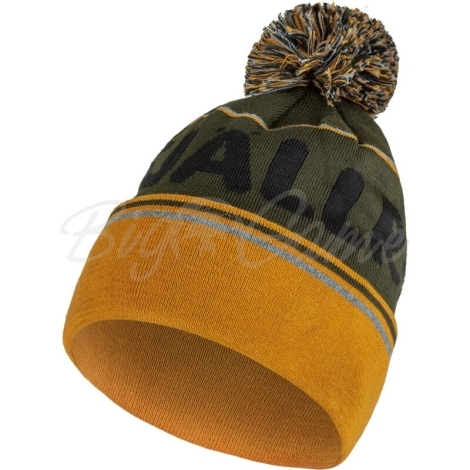 Шапка FJALLRAVEN Pom Hat цвет Deep Forest-Acorn фото 1