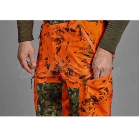Брюки SEELAND Vantage trousers цвет InVis green / InVis orange blaze фото 5