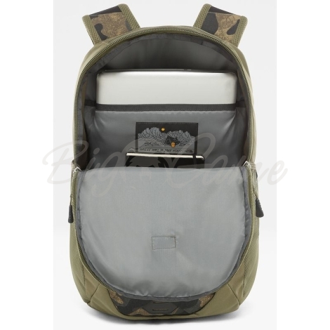 Рюкзак туристический THE NORTH FACE Jester цвет burnt olive green woods camo print / bog фото 3