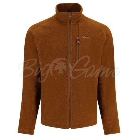 Толстовка SIMMS Rivershed Full Zip Fleece Jacket цвет Cobia Heather фото 1