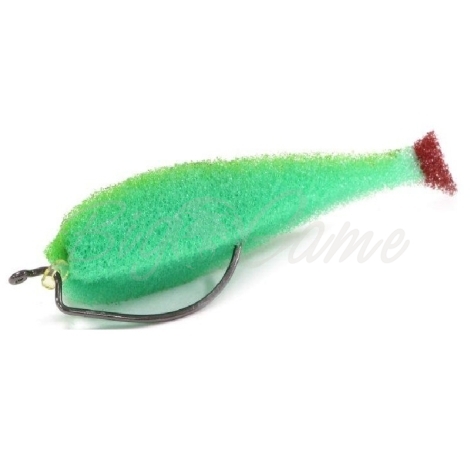Поролоновая рыбка LEX Classic Fish 12 OF2 GBLB (зеленое тело / салатовая спина / красный хвост) фото 1