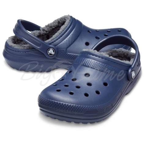 Сабо CROCS Classic Lined Clog цвет синий фото 1