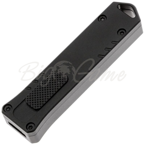 Нож складной автоматический BOKER Micro USB OTF сталь D2 рукоять Анодированный алюминий цв. Черный фото 3