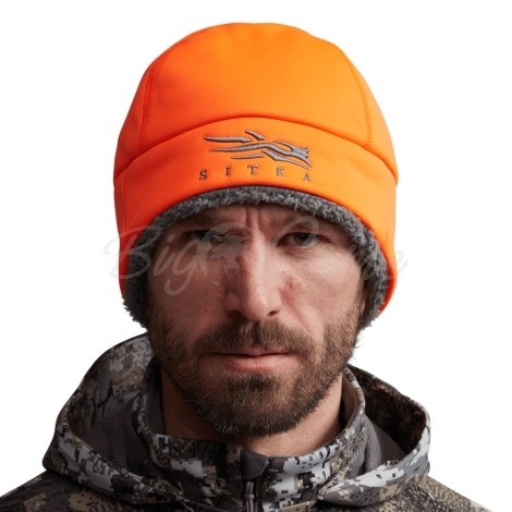 Шапка SITKA Jetstream Insulated WS Beanie New цвет Blaze Orange фото 3