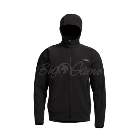 Толстовка SITKA Alpha Fleece Hooded Jacket цвет Black фото 1