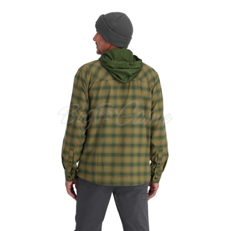 Рубашка SIMMS Coldweather Hoody цвет Basswood MC Plaid фото 3