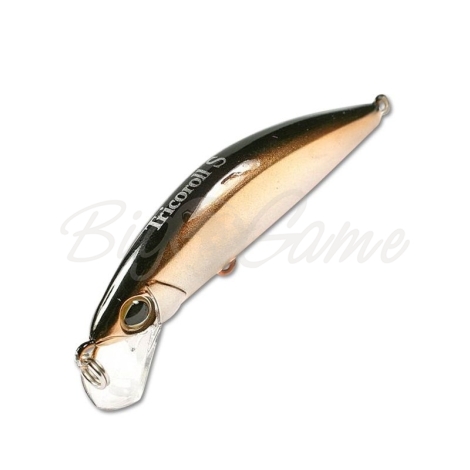 Воблер JACKALL TIMON Tricoroll 47HW цв. silver & black фото 2