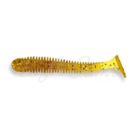 Виброхвост CRAZY FISH Vibro Worm 3,4" (5 шт.) зап. кальмар, код цв. 9 фото 1