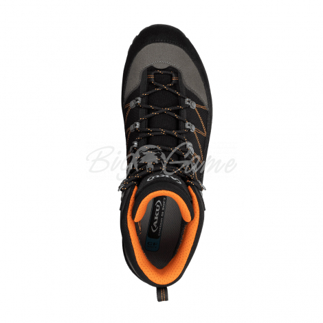 Ботинки горные AKU Trekker III Wide GTX цвет Black / Orange фото 2