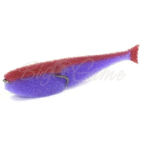 Поролоновая рыбка LEX Classic Fish CD 10 LRB (сиреневое тело / красная спина / красный хвост) фото 1