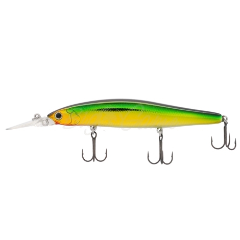 Воблер DAIWA Steez Minnow 110SP-MR цв. Green Gold фото 2