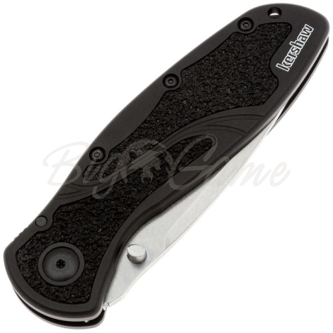 Нож складной полуавтоматический KERSHAW Blur сталь PM MagnaCut рукоять Алюминий 6061-T6 цв. Черный фото 2