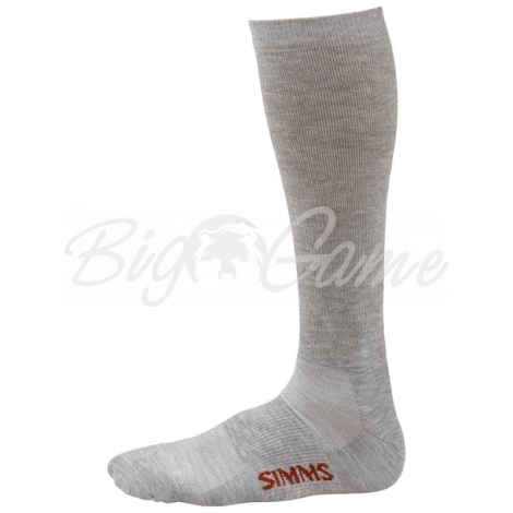 Носки SIMMS Liner Socks цвет Ash Grey фото 1