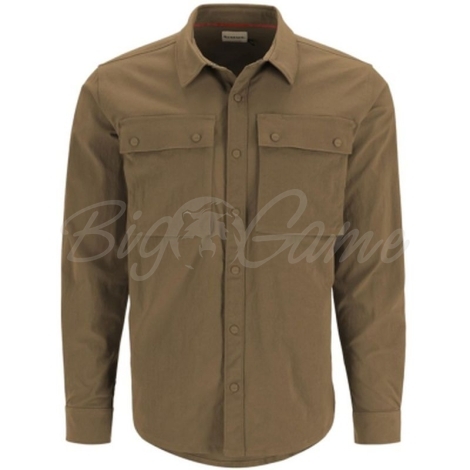 Рубашка SIMMS Lodge Work Shirt цвет Driftwood фото 1