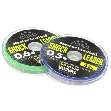 Леска VARIVAS Trout Area Master Ltd Shock Leader SVG 30 м # 0,6 фото 1