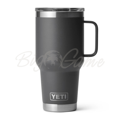 Термокружка YETI Rambler Travel Mug 887 цвет Black фото 1