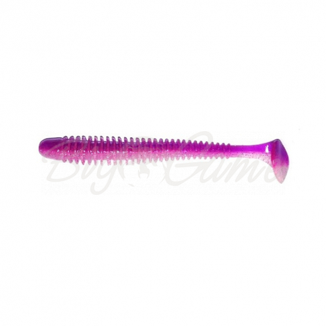 Виброхвост KEITECH Swing Impact 4" (8 шт.) цв. PAL #12 Grape Shad фото 1