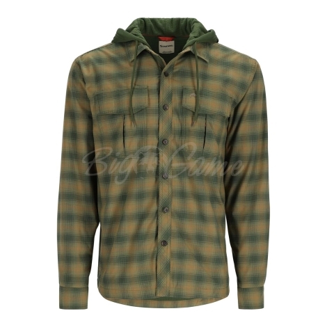 Рубашка SIMMS Coldweather Hoody цвет Basswood MC Plaid фото 1