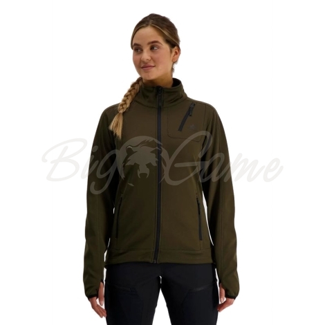 Толстовка ALASKA WS Juneau Powerfleece Jacket цвет Moss Brown фото 4