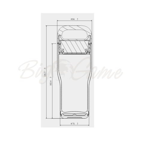 Термокружка BOBBER Tumbler 0,47 л цвет Iced Water (белый) фото 2