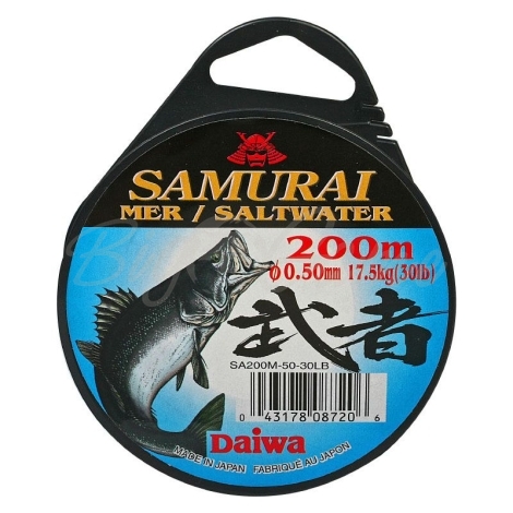 Леска DAIWA Samurai Saltwater 200 м 0,50 мм фото 1