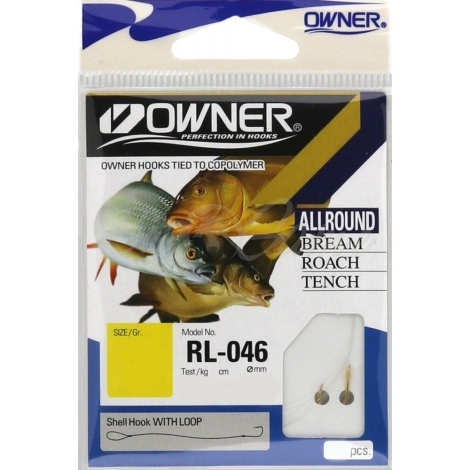 Крючок одинарный с поводком OWNER RL-046 фото 1