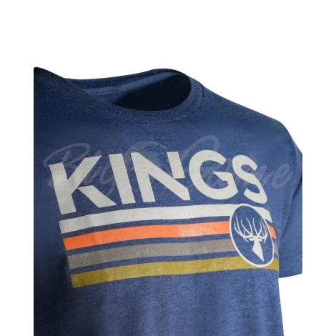 Футболка KING'S Gradient Tee цвет Heather Denim фото 3