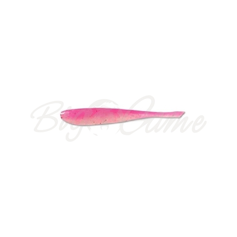 Червь KEITECH Shad Impact 3" (10 шт.) цв. EA#10 Pink Silver Glow фото 1