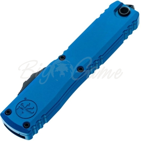 Нож складной автоматический MICROTECH Ultratech S/E ZBP Gen III сталь M390MK рукоять Алюминий 6061-T6 цв. Синий фото 3