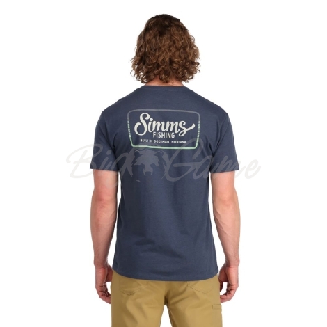 Футболка SIMMS Two Tone Pocket Tee цвет Navy Heather фото 2